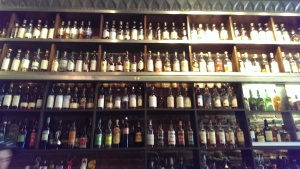 The walls are covered with scotch!